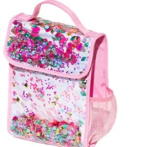 PACKED PARTY Think Pink Confetti Lunchbox NWT
